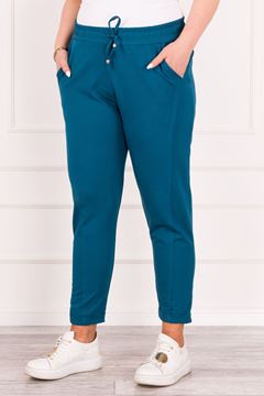 Immagine di PLUS SIZE TEAL SPORTY TROUSERS